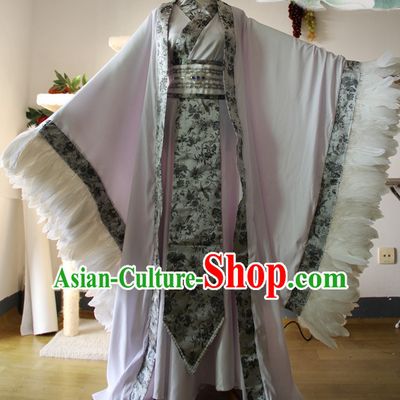 Chinese Ancient Emperor Prince Cosplay Costume Complete Set for Adults Kids Men Boys