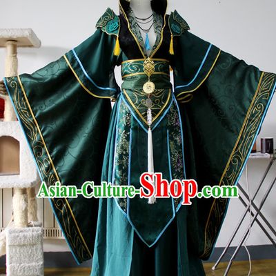 Chinese Ancient Emperor Prince Cosplay Costume Complete Set for Adults Kids Men Boys