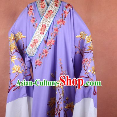 Top Embroidered Chinese Classic Peking Opera Young Scholar Costume Beijing Opera Long Robe Costumes Complete Set for Adults Kids Men Boys