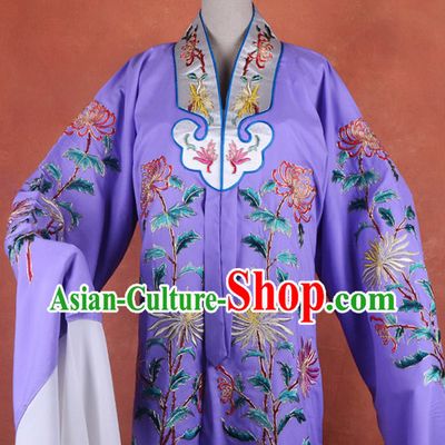 Top Embroidered Chinese Classic Peking Opera Female Costume Beijing Opera Long Robe Costumes Complete Set for Adults Kids Men Boys