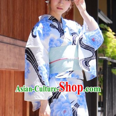 Top Authentic Traditional Japanese Kimonos Kimono Dress Yukata Clothing Robe Garment Complete Set for Women Ladies Girls