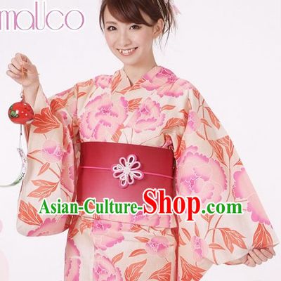 Top Authentic Traditional Japanese Kimonos Kimono Dress Yukata Clothing Robe Garment Complete Set for Women Ladies Girls