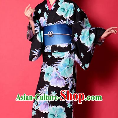 Top Authentic Traditional Japanese Kimonos Kimono Dress Yukata Clothing Robe Garment Complete Set for Women Ladies Girls