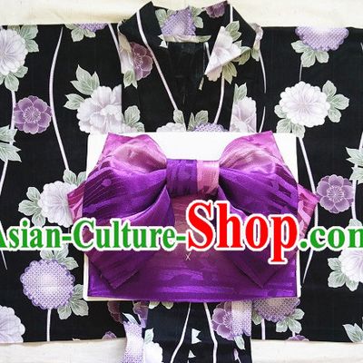 Top Authentic Traditional Japanese Kimonos Kimono Dress Yukata Clothing Robe Garment Complete Set for Women Ladies Girls