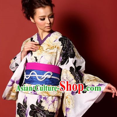 Top Authentic Traditional Japanese Kimonos Kimono Dress Yukata Clothing Robe Garment Complete Set for Women Ladies Girls