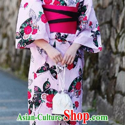 Traditional Japanese Kimono Fashion Furisode Yukata Clothing Stain Robe Dress online Complete Set for Women