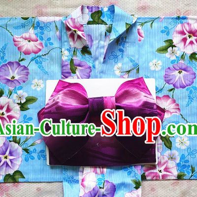 Traditional Japanese Kimono Fashion Furisode Yukata Clothing Robe Dress online Complete Set for Women