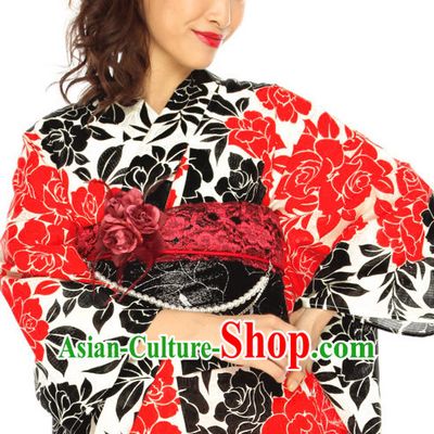 Top Authentic Traditional Japanese Kimonos Kimono Dress Yukata Clothing Robe online Complete Set for Women
