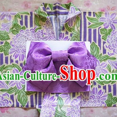 Top Authentic Traditional Japanese Kimonos Kimono Dress Yukata Clothing Robe online Complete Set for Women