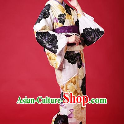 Top Authentic Traditional Japanese Kimonos Kimono Dress Yukata Clothing Robe online Complete Set for Women