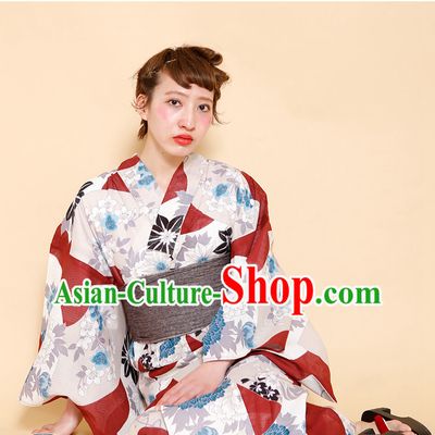 Top Authentic Traditional Japanese Kimonos Kimono Dress Yukata Clothing Robe online Complete Set for Women