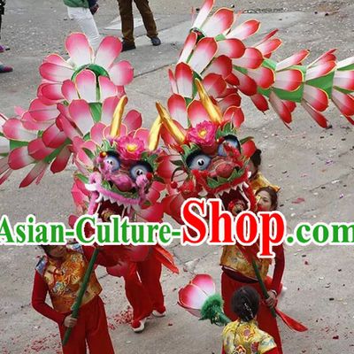 Bai Ye Long Hundreds of Flower Leaf Dragon Dance Costume Complete Set for Women
