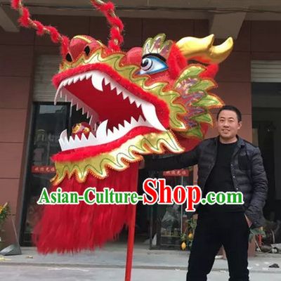 Chinese Classic Big Display or Play Handmade Dragon Head