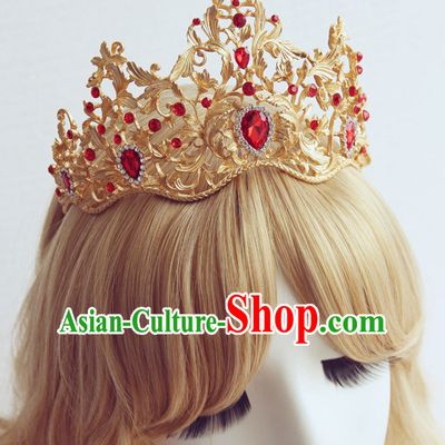 Romantic Bridal Princess Royal Crown Hair Accessories Hair Jewelry