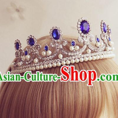 Romantic Bridal Princess Royal Crown Hair Accessories Hair Jewelry Headwear