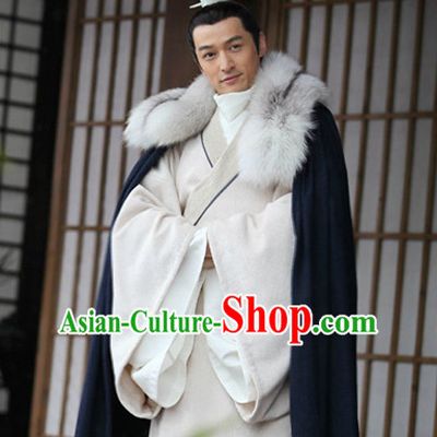 Nirvana in Fire TV Drama Hero Costumes Superhero Hanfu Clothing Complete Set for Men