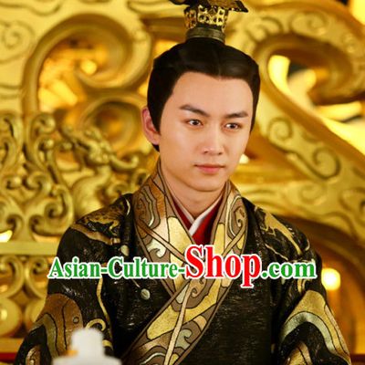 Ancient Chinese Emperor Coronet Head Wear Headpieces Hair Jewelry