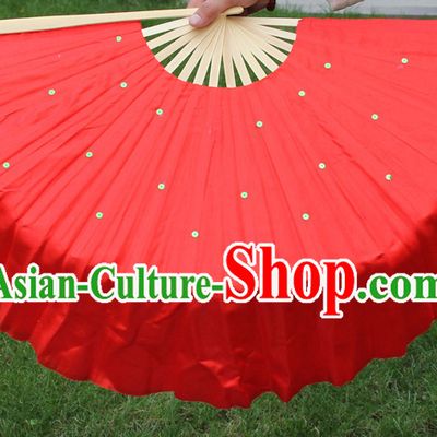 Traditional Chinese Red Dance Fan