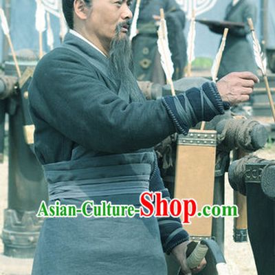 Chinese Ancient Wise Confucius Costume Clothes Complete Set for Men
