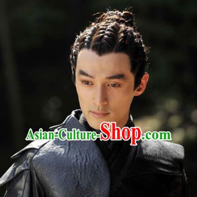 Chinese Ancient Male Black Wigs