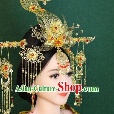 Ancient Chinese Female Emperor Wu Zetian Hair Accessories Complete Set
