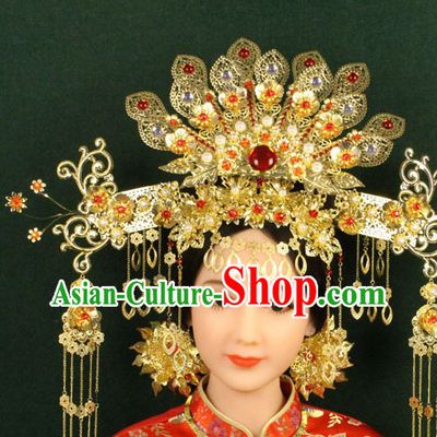 Ancient Chinese Female Emperor Wu Zetian Hair Accessories Complete Set