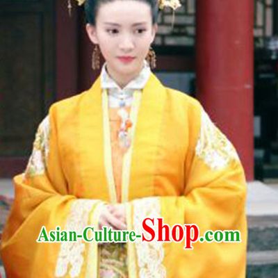 Ming Dynasty Empress Dresses and Hair Accessories Complete Set