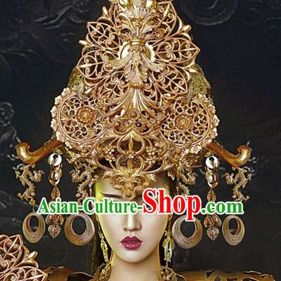Ancient Chinese Empress Crown Imperial Hat