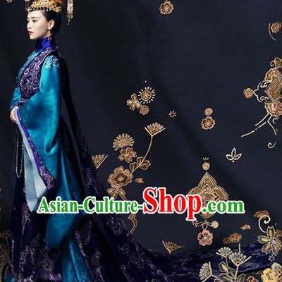 Ancient Chinese Imperial Embroidered Phoenix Empress Royal Clothing Complete Set