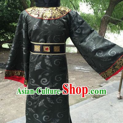 Tang Dynasty Prime Minster Official Costumes and Hat Complete Set