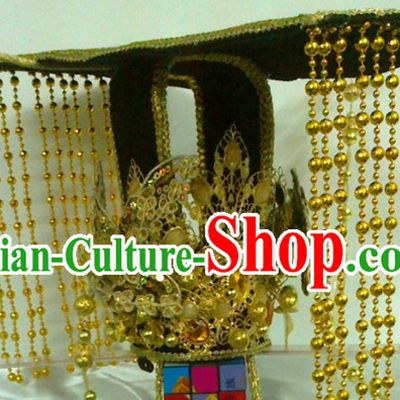 Ancient Chinese Emperor Wu Zetian Crown Hat