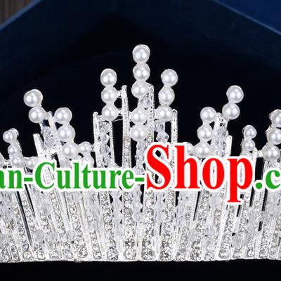 Traditional Jewelry Accessories, Princess Bride Royal Crown, Wedding Hair Accessories, Baroco Style Headwear for Women