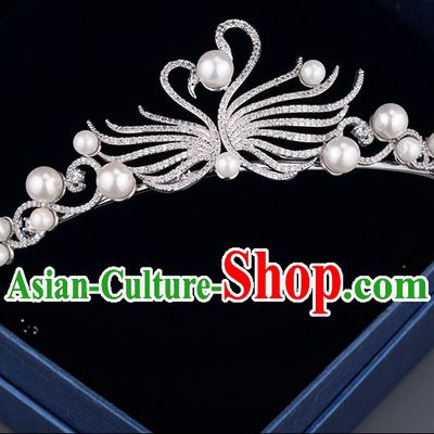 Traditional Jewelry Accessories, Princess Bride Royal Crown, Wedding Hair Accessories, Baroco Style Headwear for Women