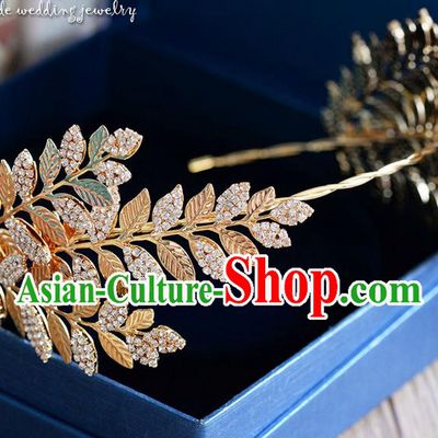 Traditional Jewelry Accessories, Princess Bride Wedding Hair Accessories, Baroco Style Headwear for Women