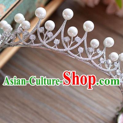 Traditional Jewelry Accessories, Princess Bride Royal Crown, Wedding Hair Accessories, Baroco Style Headwear for Women