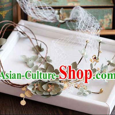 Traditional Jewelry Accessories, Princess Bride Wedding Hair Accessories, Baroco Style Headwear for Women