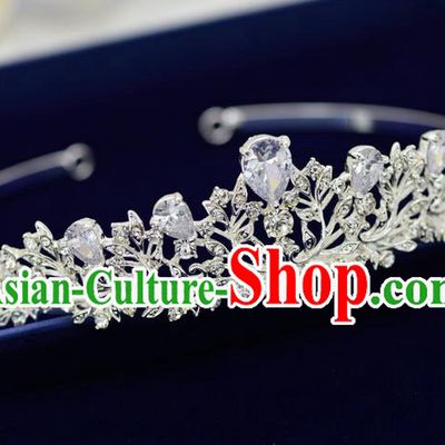 Traditional Jewelry Accessories, Princess Bride Royal Crown, Wedding Hair Accessories, Baroco Style Crystal Headwear for Women
