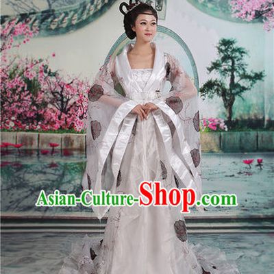 Ancient Chinese Palace Empress Costumes Complete Set, Tang Dynasty Ancient Palace Fairy Princess Dress Suits For Women
