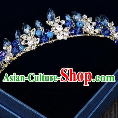 Traditional Jewelry Accessories, Princess, Bride Royal Crown, Wedding Hair Accessories, Baroco Style Crystal Headwear for Women