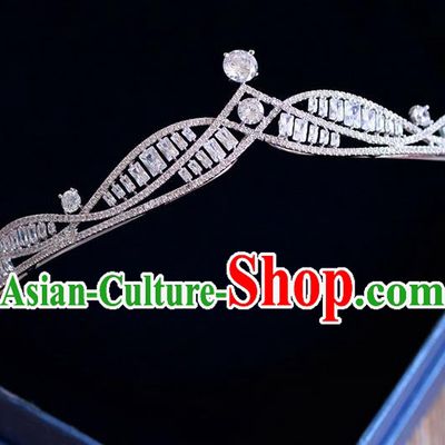 Traditional Jewelry Accessories, Princess Bride Royal Crown, Wedding Hair Accessories, Baroco Style Crystal Headwear for Women