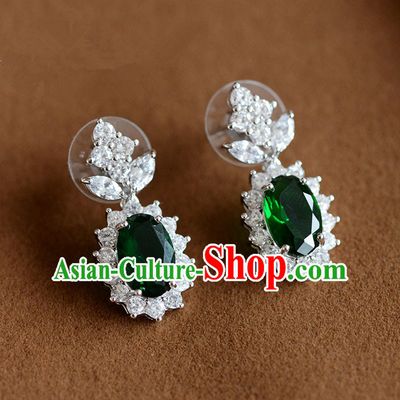 Traditional Jewelry Accessories, Princess, Bride, Wedding Baroco Style Crystal Earrings for Women