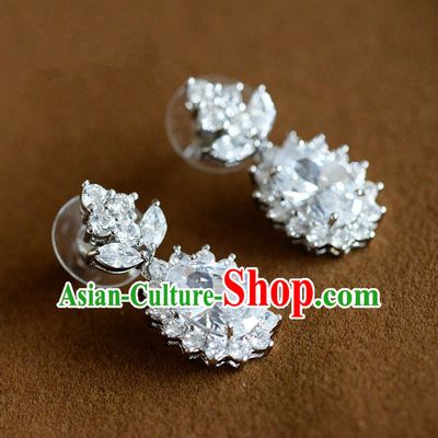 tional Jewelry Accessories, Princess, Bride, Wedding Baroco Style Crystal Earring Set for Women