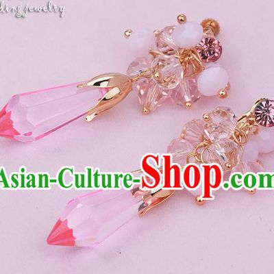 Traditional Jewelry Accessories, Princess Bride Earring, Wedding Accessories, Baroco Style Crystal Earrings for Women