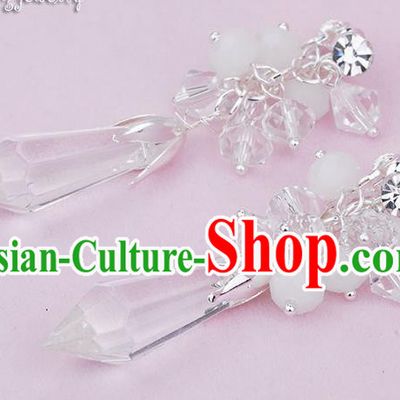 Traditional Jewelry Accessories, Princess Bride Earring, Wedding Accessories, Baroco Style Crystal Earrings for Women