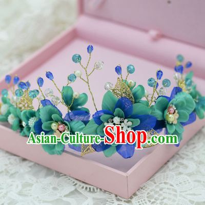 Traditional Jewelry Accessories, Princess Bride Wedding Red Hair Accessories, Headwear for Women