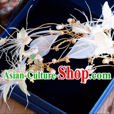Traditional Jewelry Accessories, Princess Wedding Hair Accessories, Bride Wedding Hair Accessories, Baroco Style Crystal Headwear for Women