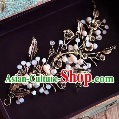 Traditional Jewelry Accessories, Princess Bride Wedding Hair Accessories, Baroco Style Headwear for Women