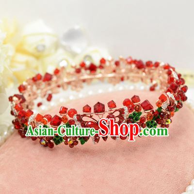 Traditional Jewelry Accessories, Princess Bride Wedding Hair Accessories, Baroco Style Flowers Headwear for Women