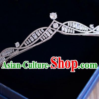 Traditional Jewelry Accessories, Princess Bride Royal Crown, Wedding Hair Accessories, Baroco Style Crystal Headwear for Women