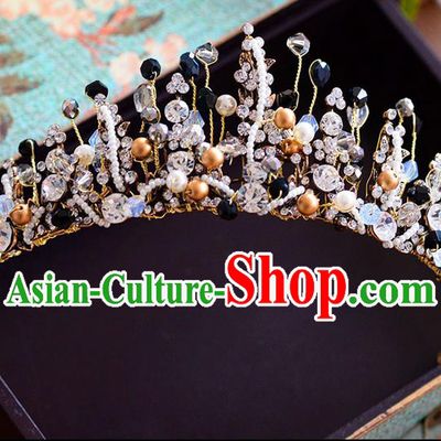 Traditional Jewelry Accessories, Princess Bride Royal Crown, Wedding Hair Accessories, Baroco Style Headwear for Women